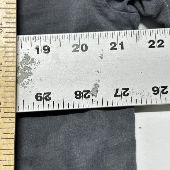 Hurley Tee Shirt Men Size L Gray Short Sleeve 100% Cotton Crew Neck Y2K Skater - Picture 5 of 6